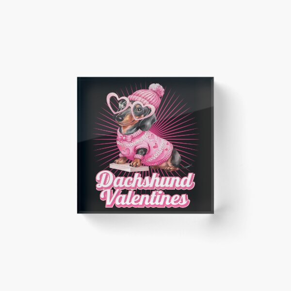 Item preview, Dachshund valentines - Valentine basics - Be my Valentine - Cupidon - Loveful - The loveless - Destinations of love - Affectionately - Infatuate - Dearly - Loveless - Amorous designed and sold by JansenGS.