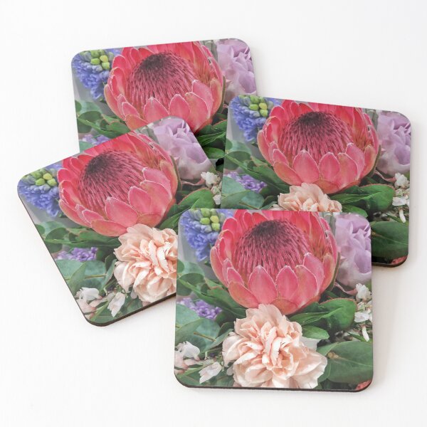 Item preview, exotic flowers protea and carnation, Flora theme designed and sold by Sunshine2504.