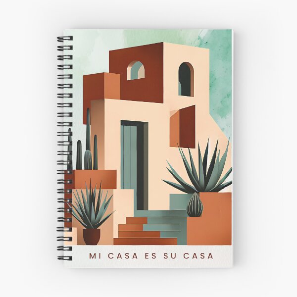 Item preview, mi casa es su casa illustration in watercolor designed and sold by dulceguavashop.
