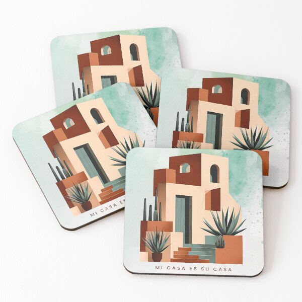 Item preview, mi casa es su casa illustration in watercolor designed and sold by dulceguavashop.