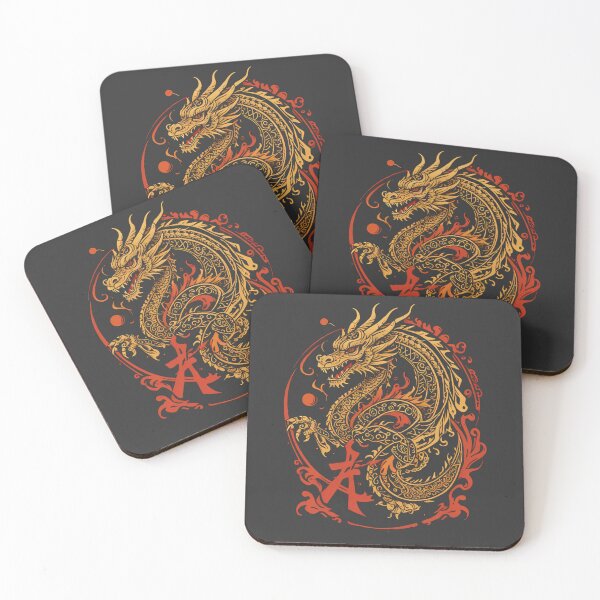 Item preview, Mystical Calligraphic Dragon, Ideal Gift designed and sold by Indoni.