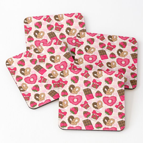 Item preview, Valentines Treats Pink Plaid designed and sold by LostRabbit.