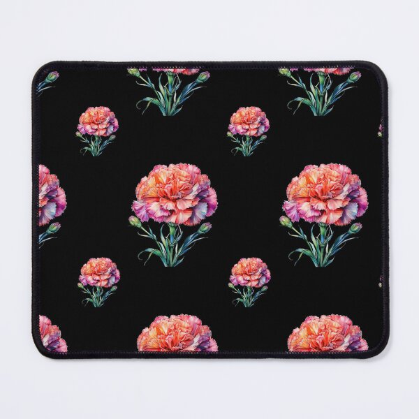 Item preview, January Carnation Carnival: A vibrant pattern featuring carnations of all colors, celebrating the arrival of January with joyful blooms. designed and sold by Grang Art Artistic Designs.