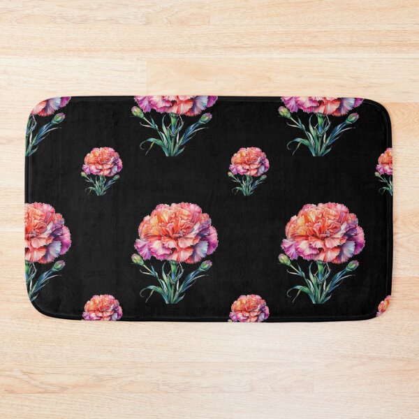 Item preview, January Carnation Carnival: A vibrant pattern featuring carnations of all colors, celebrating the arrival of January with joyful blooms. designed and sold by Grang Art Artistic Designs.