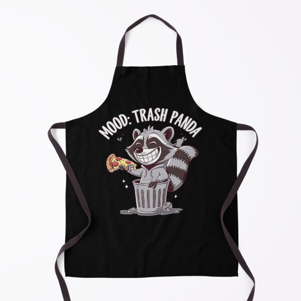 Item preview, Trash Panda Mood - Funny Raccoon Illustration with Pizza Slice designed and sold by love3617.