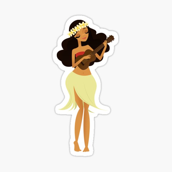 Item preview, Ukulele Girl designed and sold by Sara Showalter.