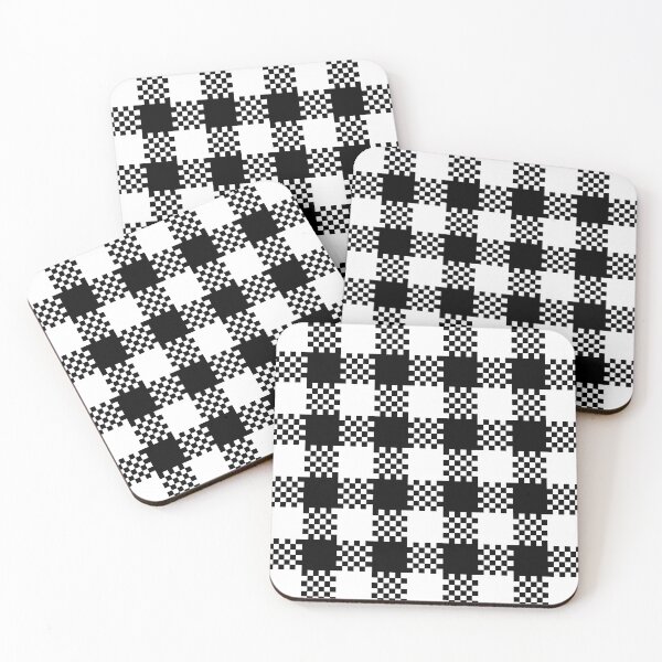 Item preview, Woven Plaid: Black and White designed and sold by SarahJosArt.