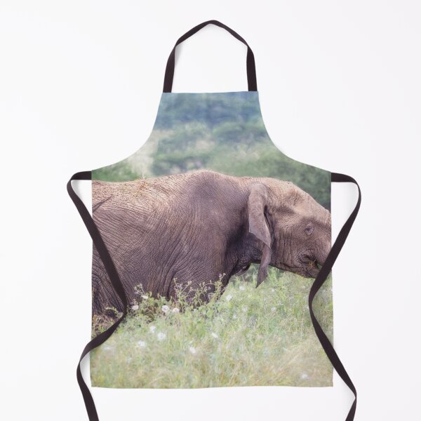 Item preview, Elephant Grazing Tanzania Africa #1 designed and sold by PhotoArt by Joan Carroll.