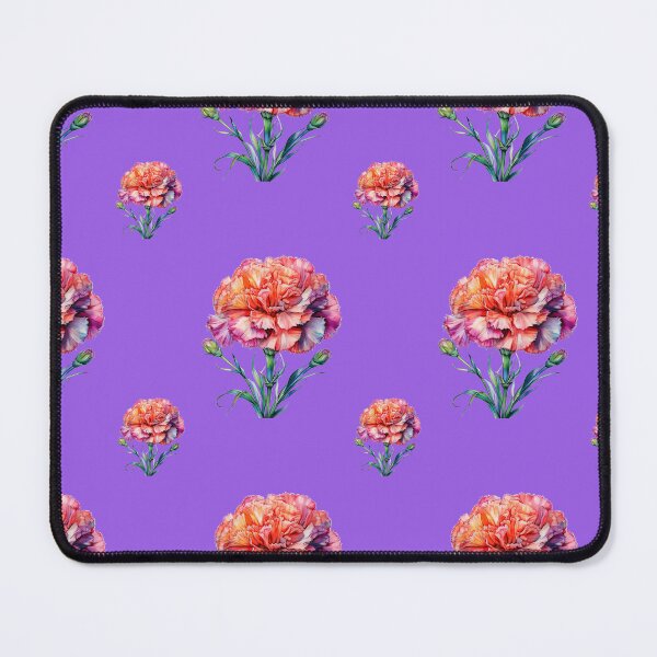 Item preview, January Jewels Birth Flower Carnation: A vibrant pattern featuring carnations of all colors, celebrating the arrival of January with joyful blooms. designed and sold by Witty Wear Studio.