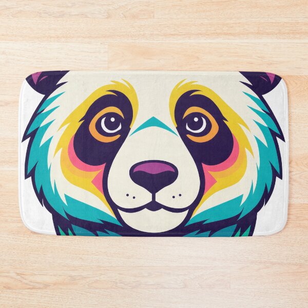 Item preview, Groovy Panda: A Vibrant Pop Art Portrait designed and sold by REPTISLAV.