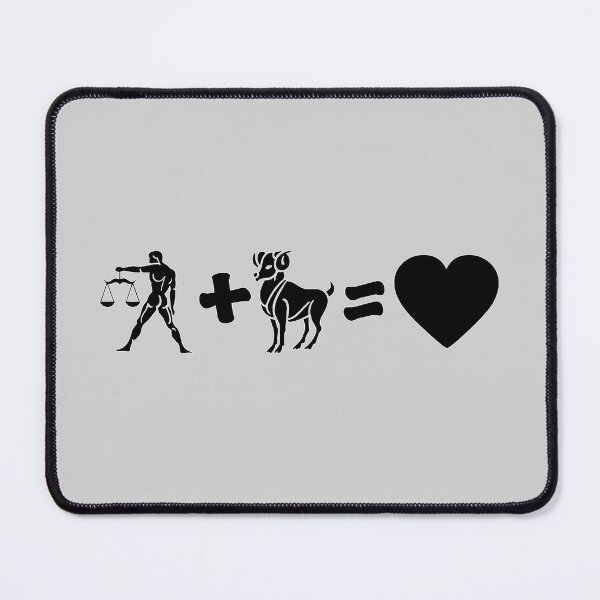 Item preview, Libra + Aries designed and sold by Astrology Horoscope Art.