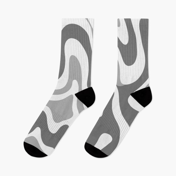 Artikelvorschau, Retro Fluid Swirls: Minimalist Abstract Waves Design entworfen und verkauft von Timegraf.