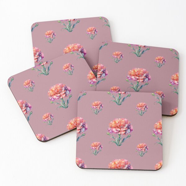 Item preview, January Birth Flower Carnation Celebration: A vibrant pattern featuring carnations of all colors, celebrating the arrival of January with joyful blooms. designed and sold by Grang Art Artistic Designs.