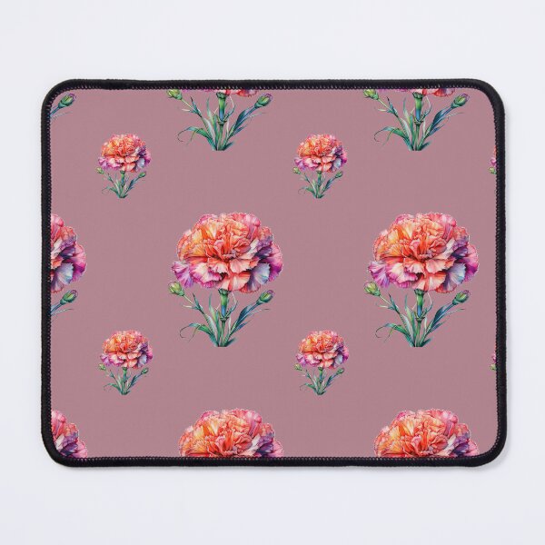 Item preview, January Birth Flower Carnation Celebration: A vibrant pattern featuring carnations of all colors, celebrating the arrival of January with joyful blooms. designed and sold by Grang Art Artistic Designs.