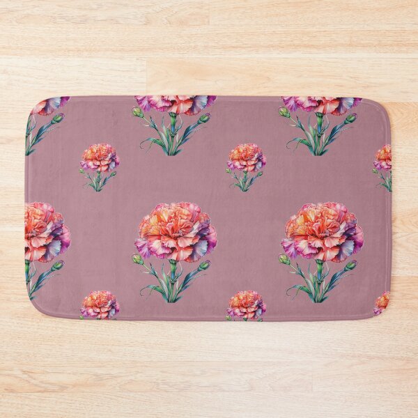 Item preview, January Birth Flower Carnation Celebration: A vibrant pattern featuring carnations of all colors, celebrating the arrival of January with joyful blooms. designed and sold by Grang Art Artistic Designs.