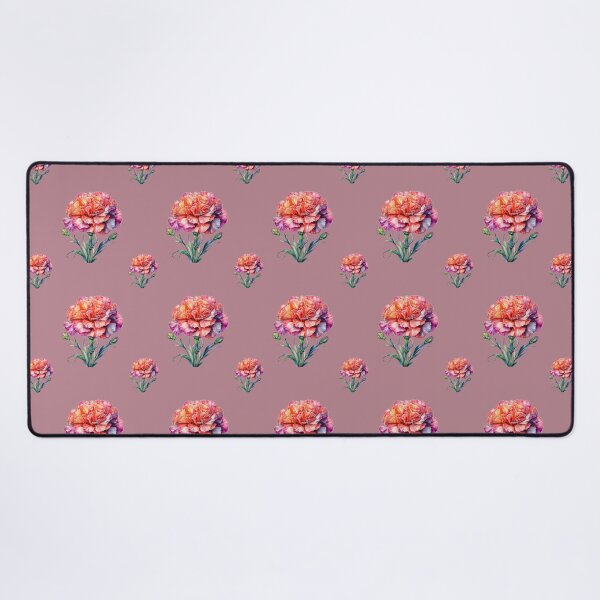Item preview, January Birth Flower Carnation Celebration: A vibrant pattern featuring carnations of all colors, celebrating the arrival of January with joyful blooms. designed and sold by Grang Art Artistic Designs.