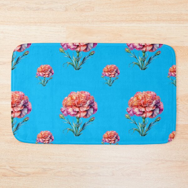 Item preview, Winter Wishes January Birth Flower Carnation: A vibrant pattern featuring carnations of all colors, celebrating the arrival of January with joyful blooms. designed and sold by Grang Art Artistic Designs.