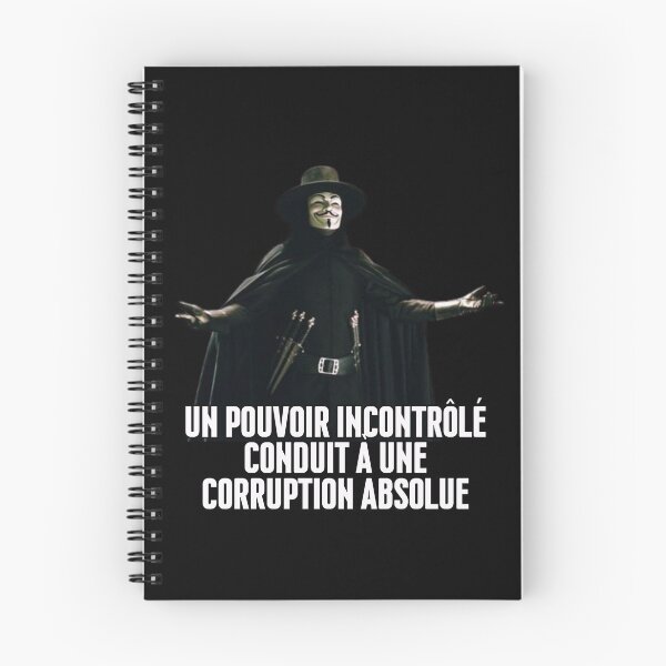 Item preview, "Un pouvoir incotróle counduit a une corruption absolue" designed and sold by PatronesKawai.