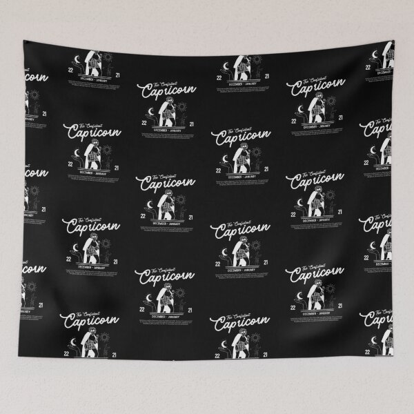 Item preview, Capricorn Stylish White Minimalist  designed and sold by snidentic.