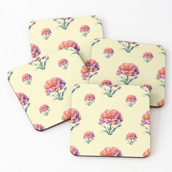Item preview, January Carnation Carnival Birth Flower: A vibrant pattern featuring carnations of all colors, celebrating the arrival of January with joyful blooms. designed and sold by Grang Art Artistic Designs.