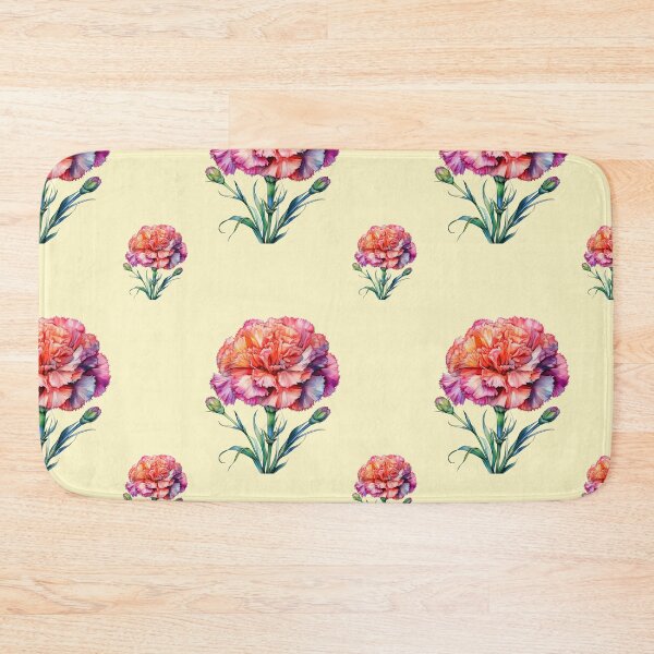 Item preview, January Carnation Carnival Birth Flower: A vibrant pattern featuring carnations of all colors, celebrating the arrival of January with joyful blooms. designed and sold by Grang Art Artistic Designs.