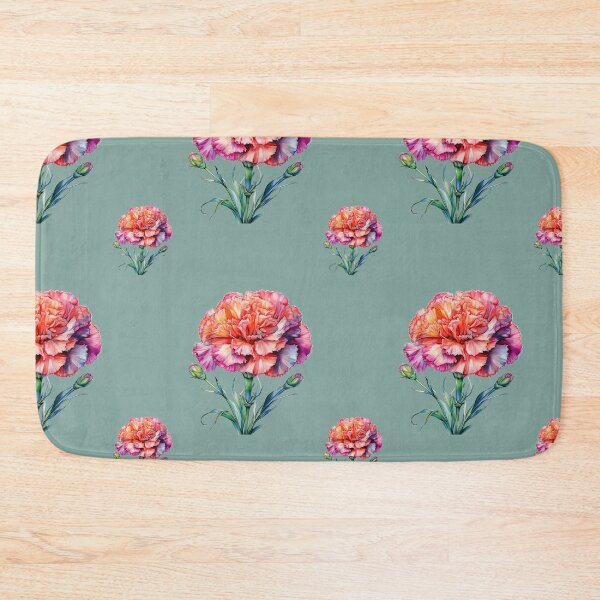 Item preview, January Winter Bloom Birth Flower Carnation: A vibrant pattern featuring carnations of all colors, celebrating the arrival of January with joyful blooms. designed and sold by Grang Art Artistic Designs.