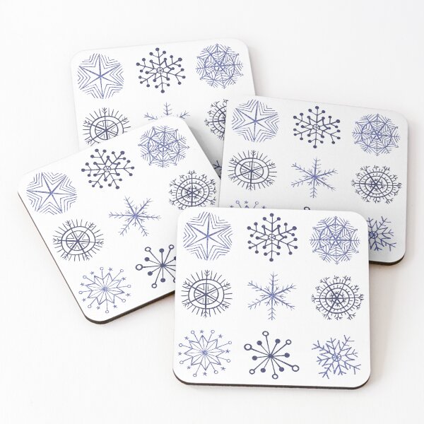 Item preview, Sparkling Snowflakes designed and sold by Spike The Punch Design Co..