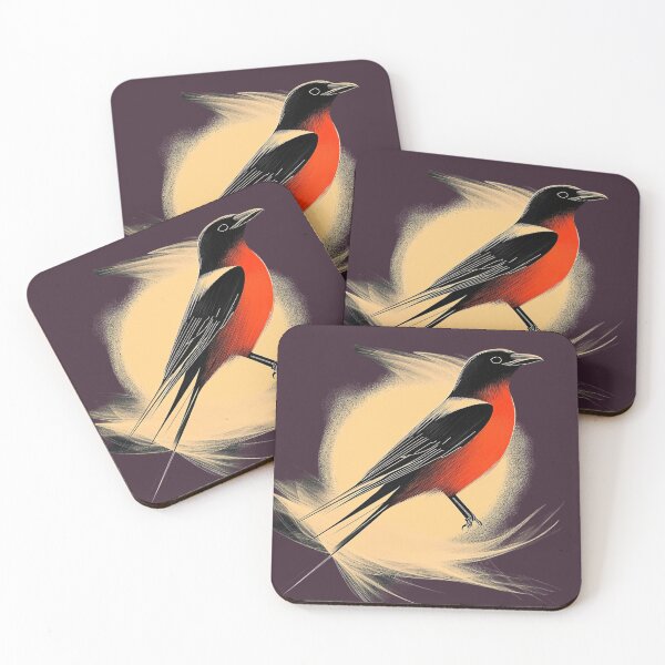 Item preview, Red-Breasted Songbird designed and sold by NomadicDreamer.