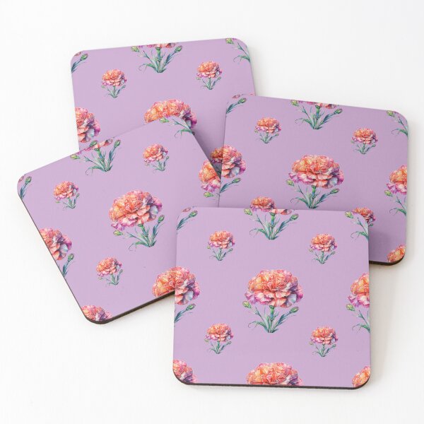 Item preview, January Birth Flower Carnation January Jewel: A vibrant pattern featuring carnations of all colors, celebrating the arrival of January with joyful blooms. designed and sold by Grang Art Artistic Designs.