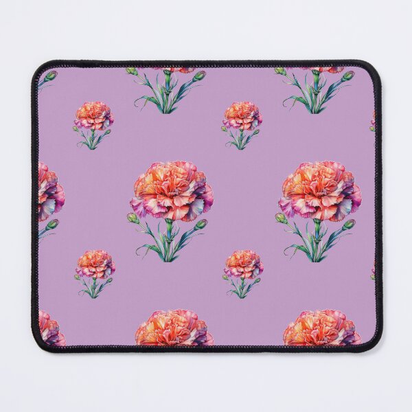 Item preview, January Birth Flower Carnation January Jewel: A vibrant pattern featuring carnations of all colors, celebrating the arrival of January with joyful blooms. designed and sold by Camel & Quirk.