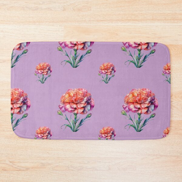 Item preview, January Birth Flower Carnation January Jewel: A vibrant pattern featuring carnations of all colors, celebrating the arrival of January with joyful blooms. designed and sold by Grang Art Artistic Designs.