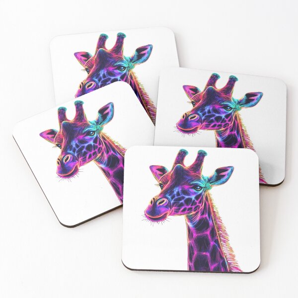 Item preview, Neon Giraffe Design designed and sold by NicolasGlowArt.