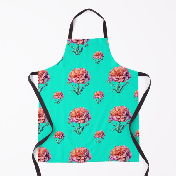 Item preview, January Birth Flower Carnation Floral Winter Bloom: A vibrant pattern featuring carnations of all colors, celebrating the arrival of January with joyful blooms. designed and sold by Grang Art Artistic Designs.
