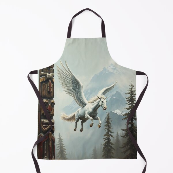 Item preview, Pegasus and Totem Pole designed and sold by Skye Ryan-Evans.