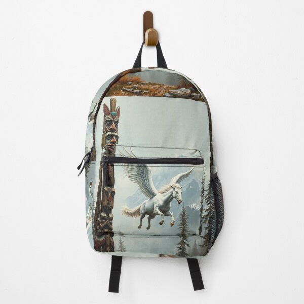 Item preview, Pegasus and Totem Pole designed and sold by Skye Ryan-Evans.