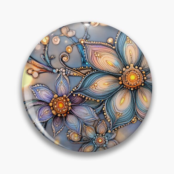 Item preview, Wintry Flowers designed and sold by fractalkuzy.