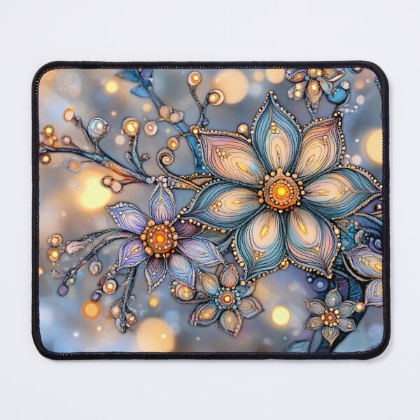 Item preview, Wintry Flowers designed and sold by fractalkuzy.