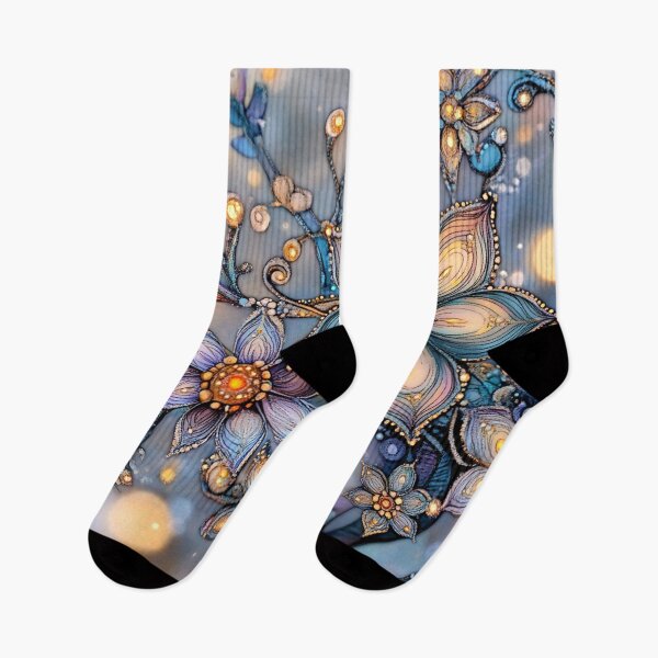 Item preview, Wintry Flowers designed and sold by fractalkuzy.