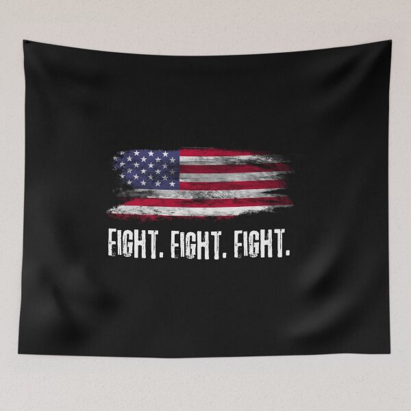 Item preview, Donald Trump FIGHT FIGHT FIGHT | 1 Oz trump fight silver bar | fight for America Trump picture designed and sold by LAVegasVibes .