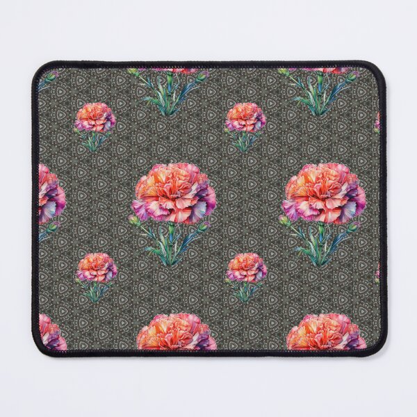 Item preview, January Birth Flower Carnation Celebration: A vibrant pattern featuring carnations of all colors, celebrating the arrival of January with joyful blooms. designed and sold by Grang Art Artistic Designs.