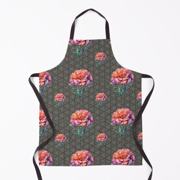 Item preview, January Birth Flower Carnation Celebration: A vibrant pattern featuring carnations of all colors, celebrating the arrival of January with joyful blooms. designed and sold by Grang Art Artistic Designs.