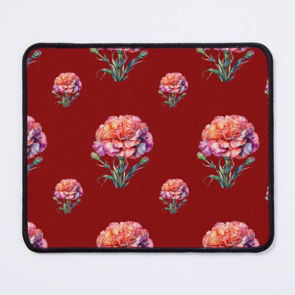 Item preview, January Carnation Birth Flower Winter Joy: A vibrant pattern featuring carnations of all colors, celebrating the arrival of January with joyful blooms. designed and sold by Grang Art Artistic Designs.