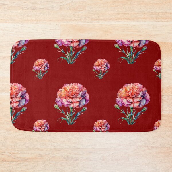 Item preview, January Carnation Birth Flower Winter Joy: A vibrant pattern featuring carnations of all colors, celebrating the arrival of January with joyful blooms. designed and sold by Grang Art Artistic Designs.