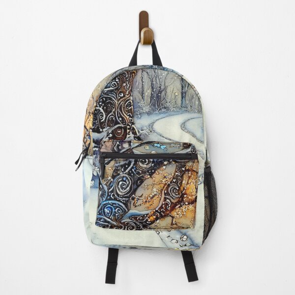 Item preview, Forest path in the Winter designed and sold by fractalkuzy.
