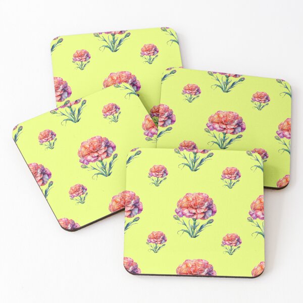 Item preview, Joyous January Birth Flower Carnation: A vibrant pattern featuring carnations of all colors, celebrating the arrival of January with joyful blooms. designed and sold by Grang Art Artistic Designs.