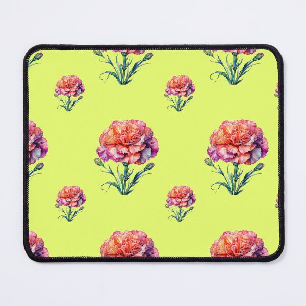 Item preview, Joyous January Birth Flower Carnation: A vibrant pattern featuring carnations of all colors, celebrating the arrival of January with joyful blooms. designed and sold by Grang Art Artistic Designs.