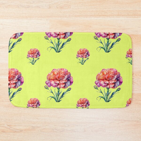 Item preview, Joyous January Birth Flower Carnation: A vibrant pattern featuring carnations of all colors, celebrating the arrival of January with joyful blooms. designed and sold by Grang Art Artistic Designs.