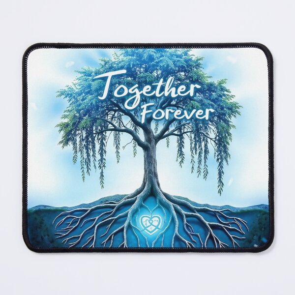 Item preview, Digitally Illustrated Tree with Glowing Roots and Heart Shapes designed and sold by Creative88Art.
