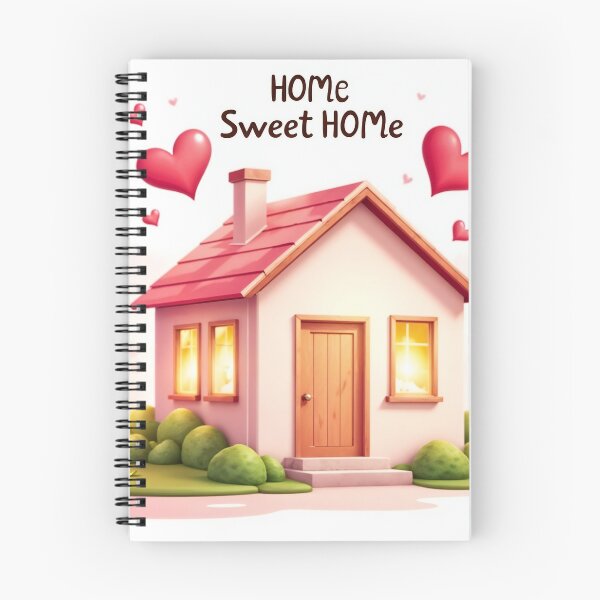Item preview, Cartoon Style House with Red Roof and Playful Text Design designed and sold by Creative88Art.