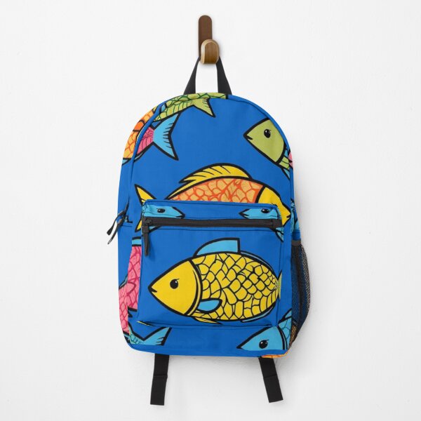 Item preview, Colorful Cute Ocean Fish Cartoon Marine Life Fan designed and sold by Kia Blaze.